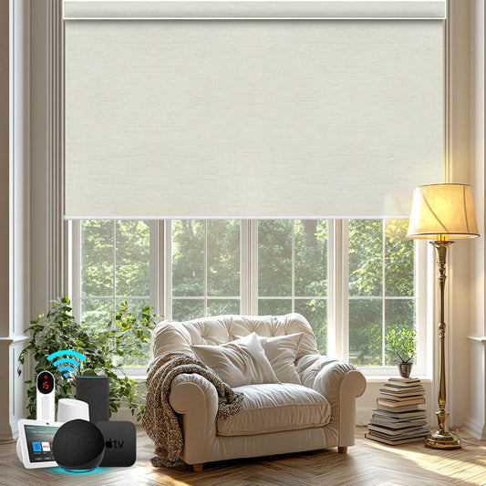 Bringnox Automatic Blinds Linen